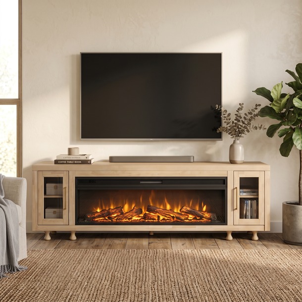 Fireplace Console 60"